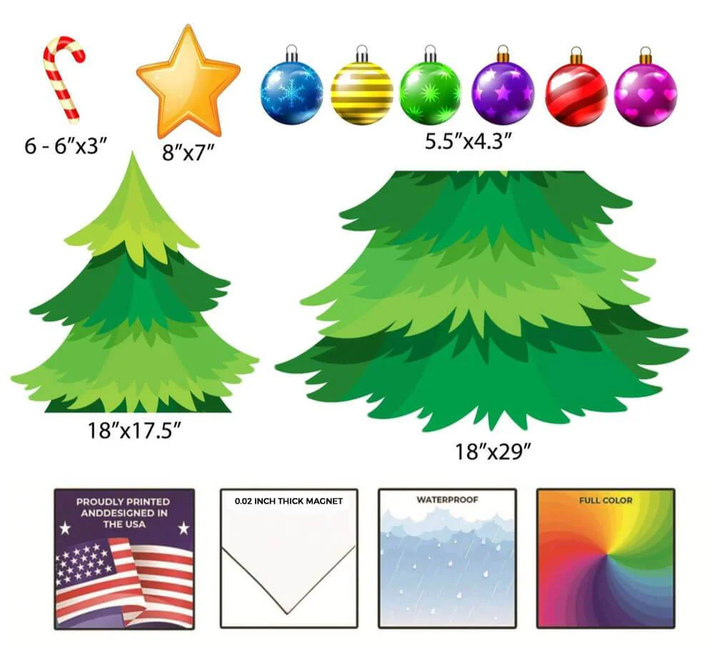 Design Your Own Christmas Tree Magnet - Image 5