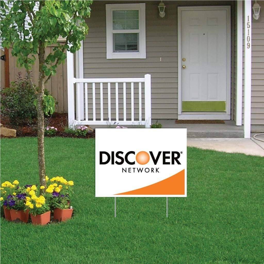 Discover Credit Card Sign or Sticker - Image 3
