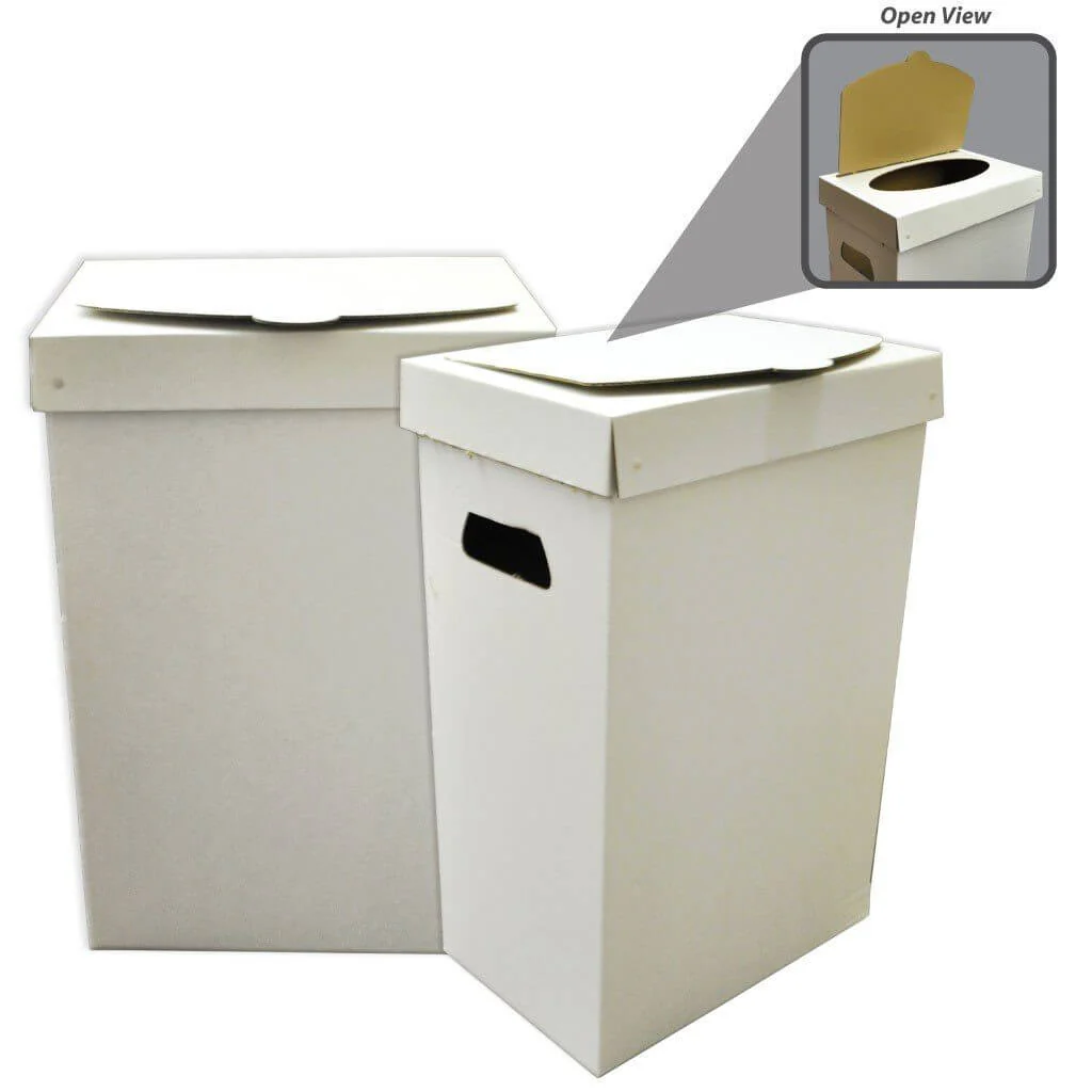 Disposable Corrugated Plastic Trash Can Lid - Image 3