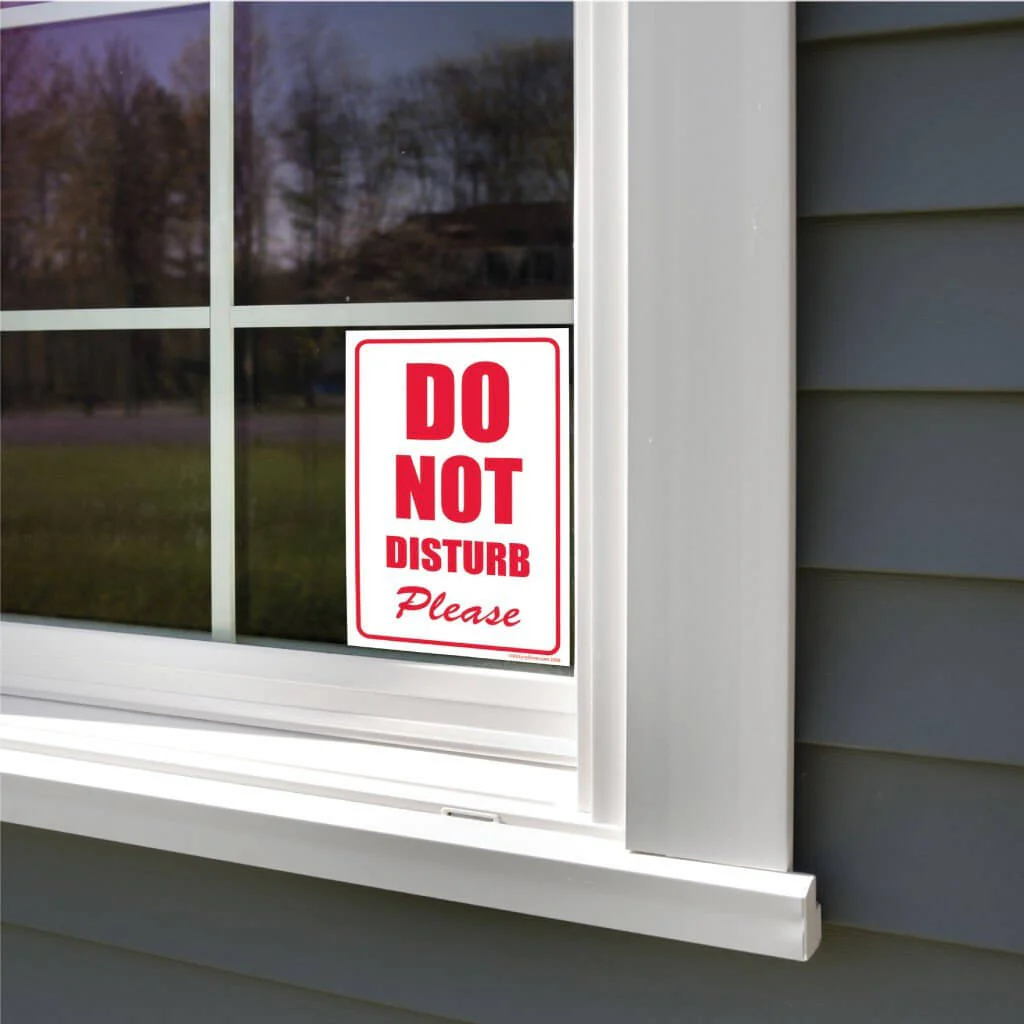 Do Not Disturb Sign or Sticker