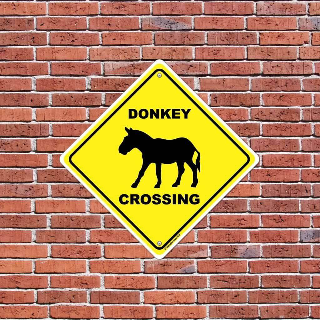 Donkey Crossing Sign or Sticker - Image 3