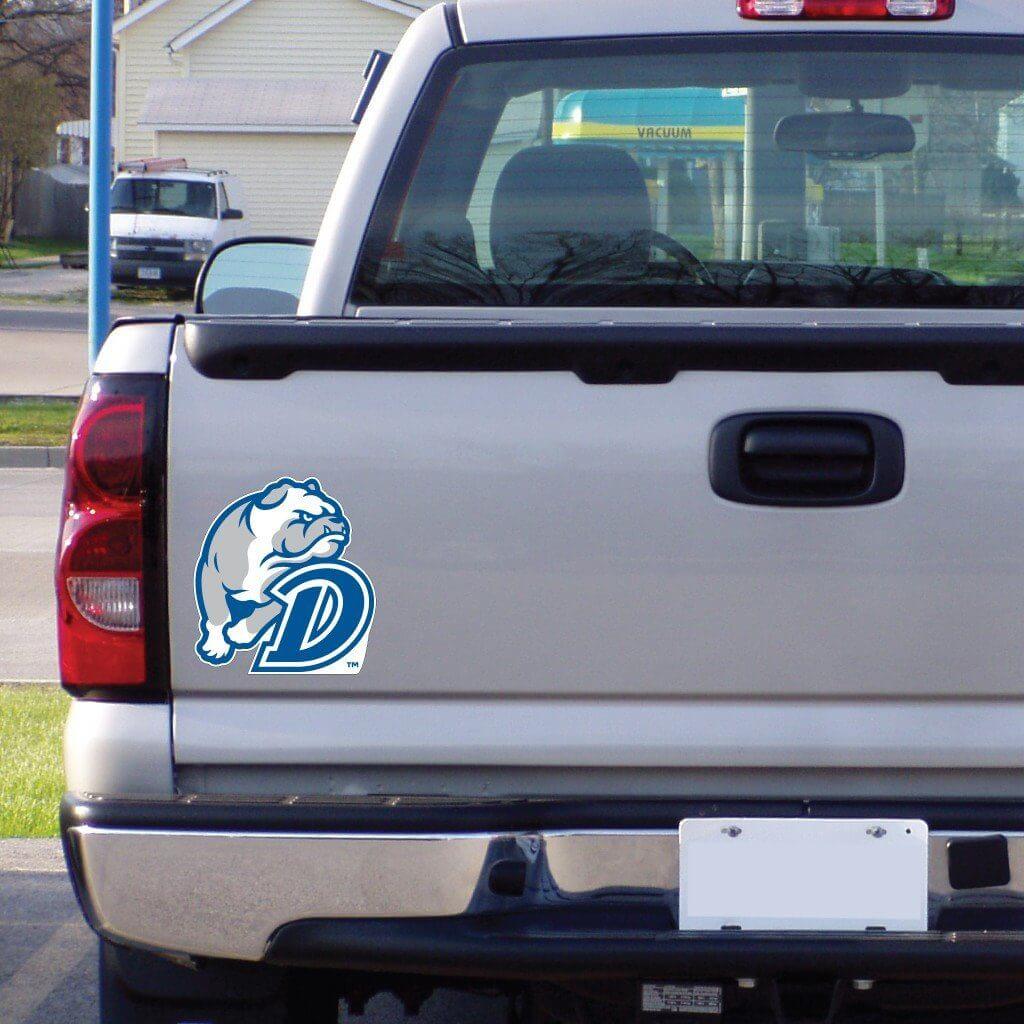 Drake Bulldogs Shaped Magnet