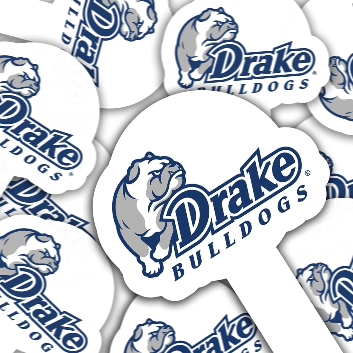 Drake University Cupcake Toppers Officially Licensed - Solid Plastic - Image 4