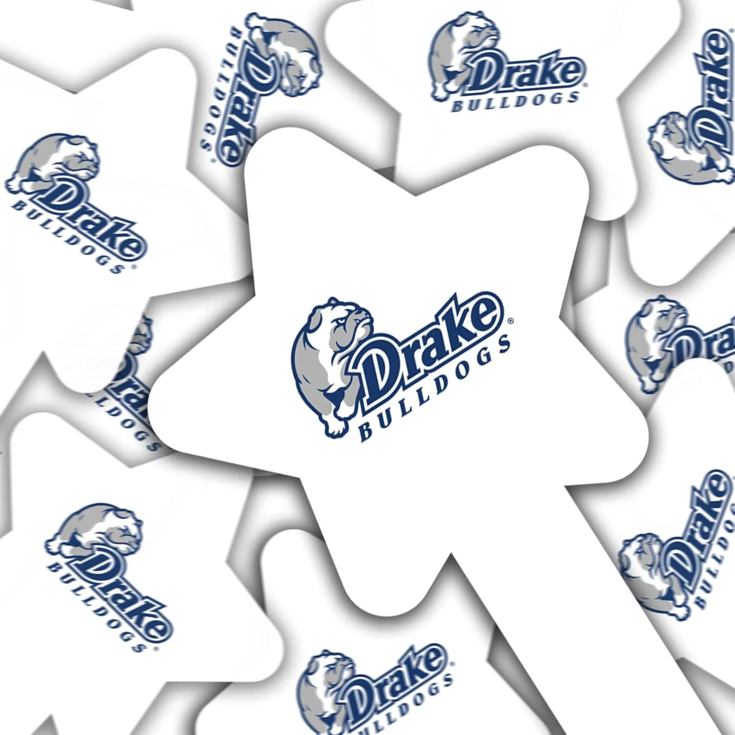 Drake University Cupcake Toppers Officially Licensed - Solid Plastic - Image 5