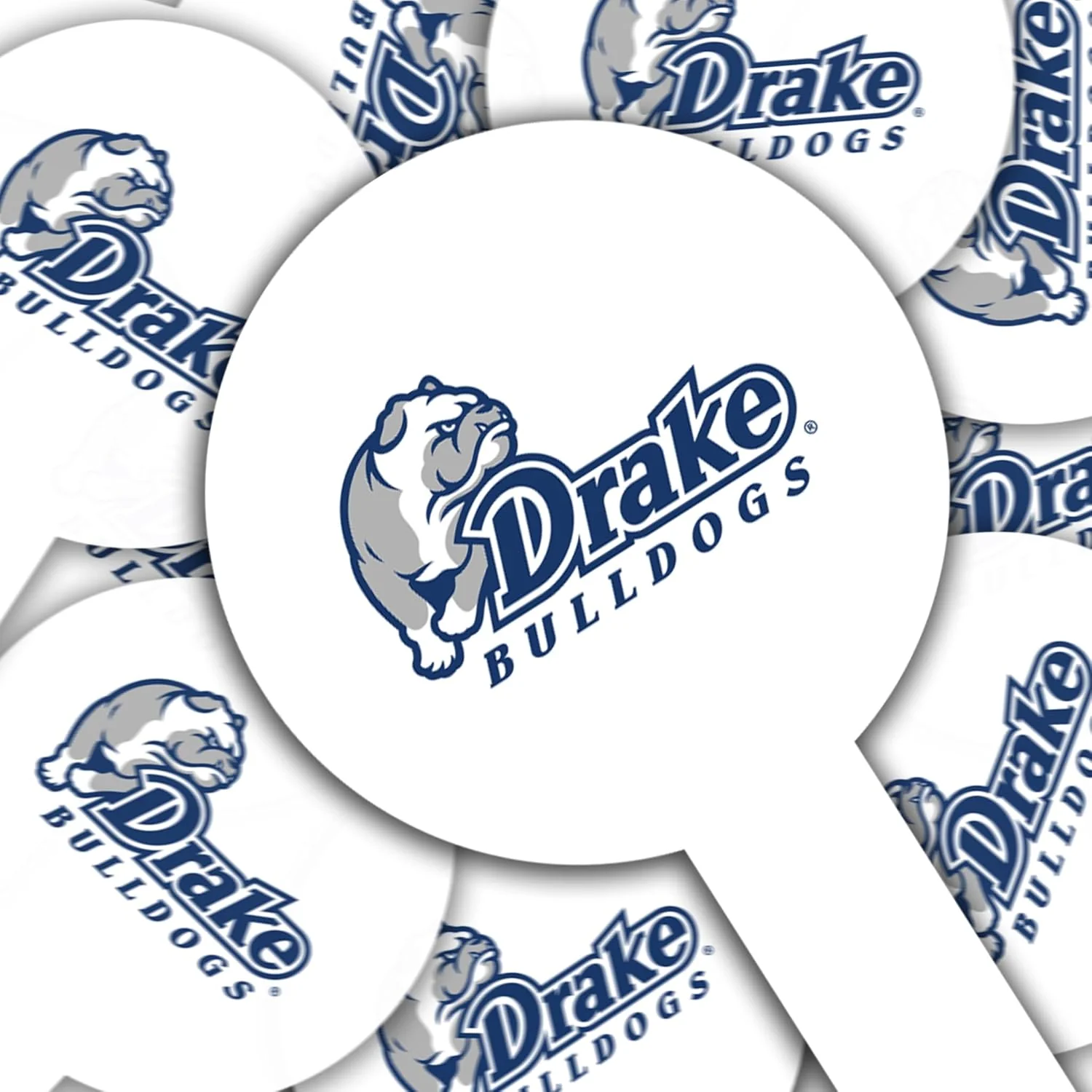 Drake University Cupcake Toppers Officially Licensed - Solid Plastic - Image 6