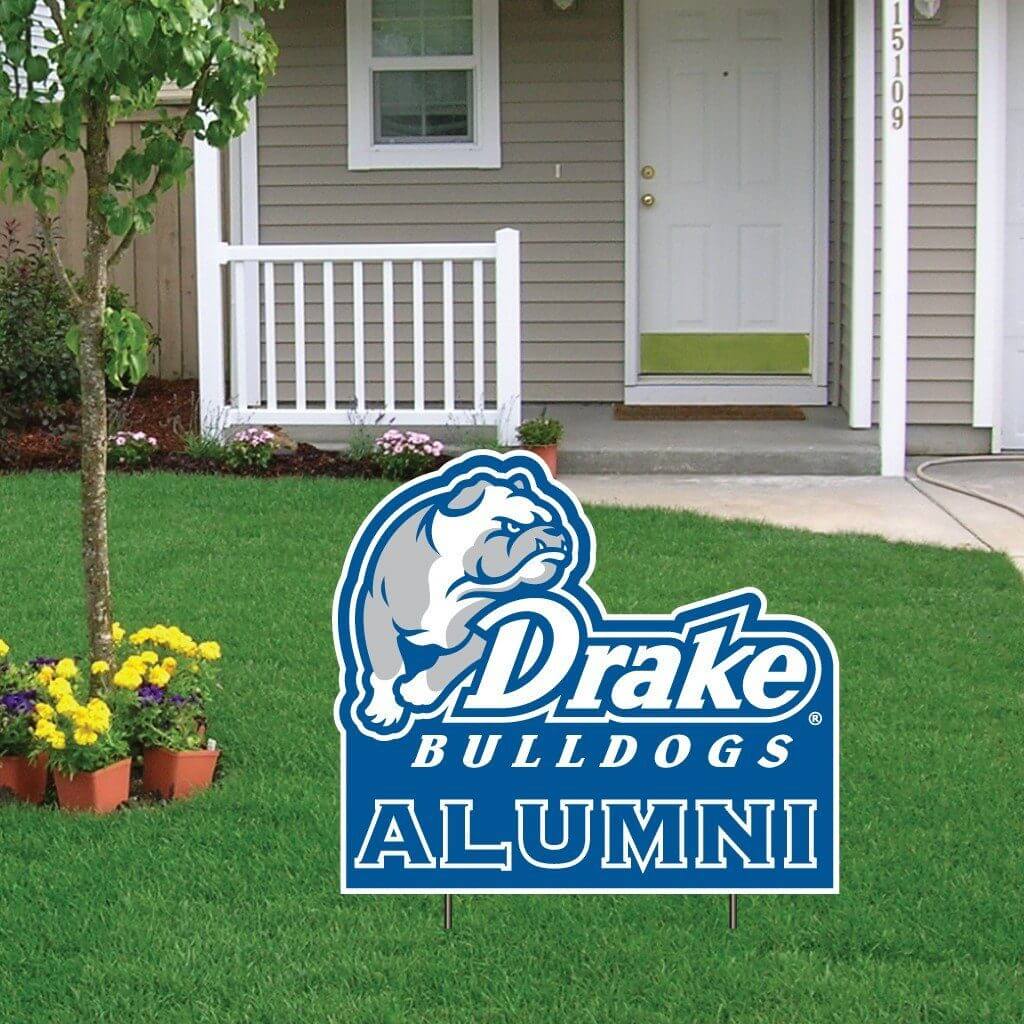 Drake University Alumni Yard Sign