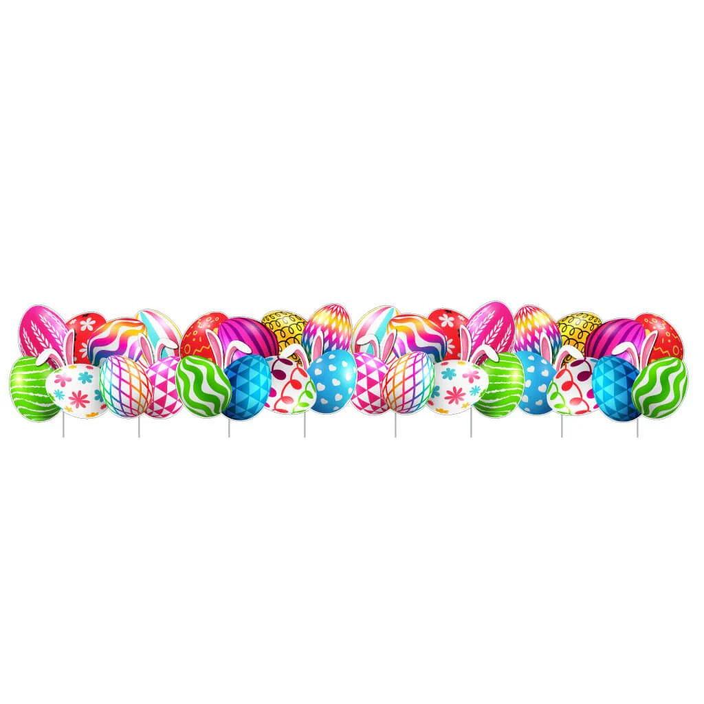 Easter Eggs Yard Card EZ Fillers 4 pc set - Image 2