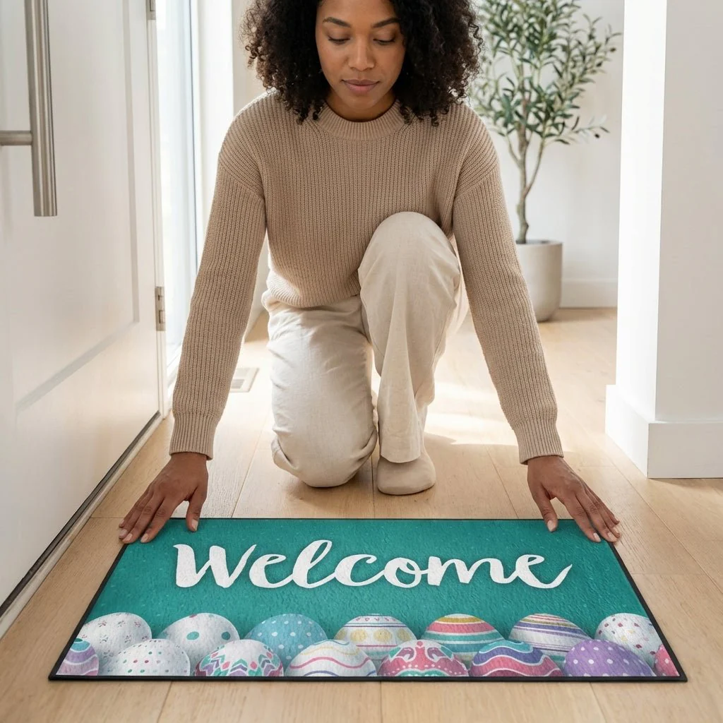 Easter Doormat, 24x36 Inches, Welcome - Image 4