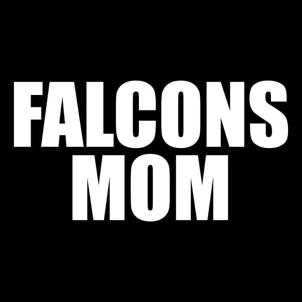 Falcons Mom Black Folding Camping Chair - Image 2