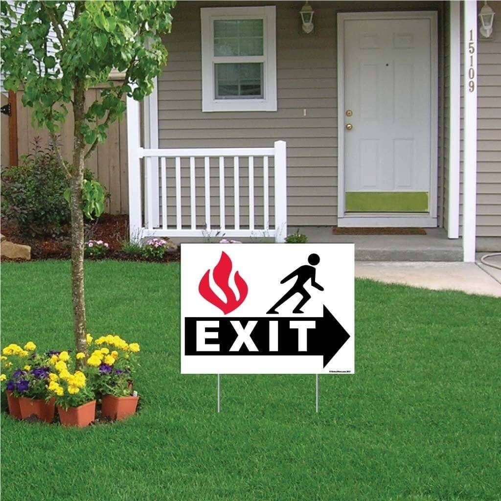 Fire Exit Sign or Sticker - Image 13