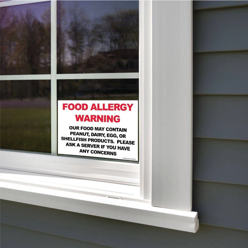 Food Allergy Warning Sign