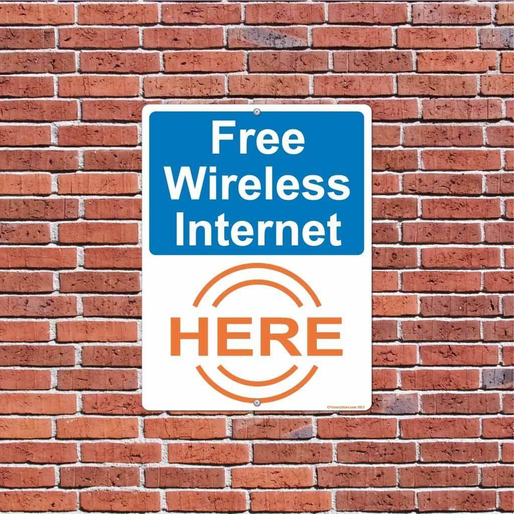 Free Wireless Internet Sign or Sticker - Image 10