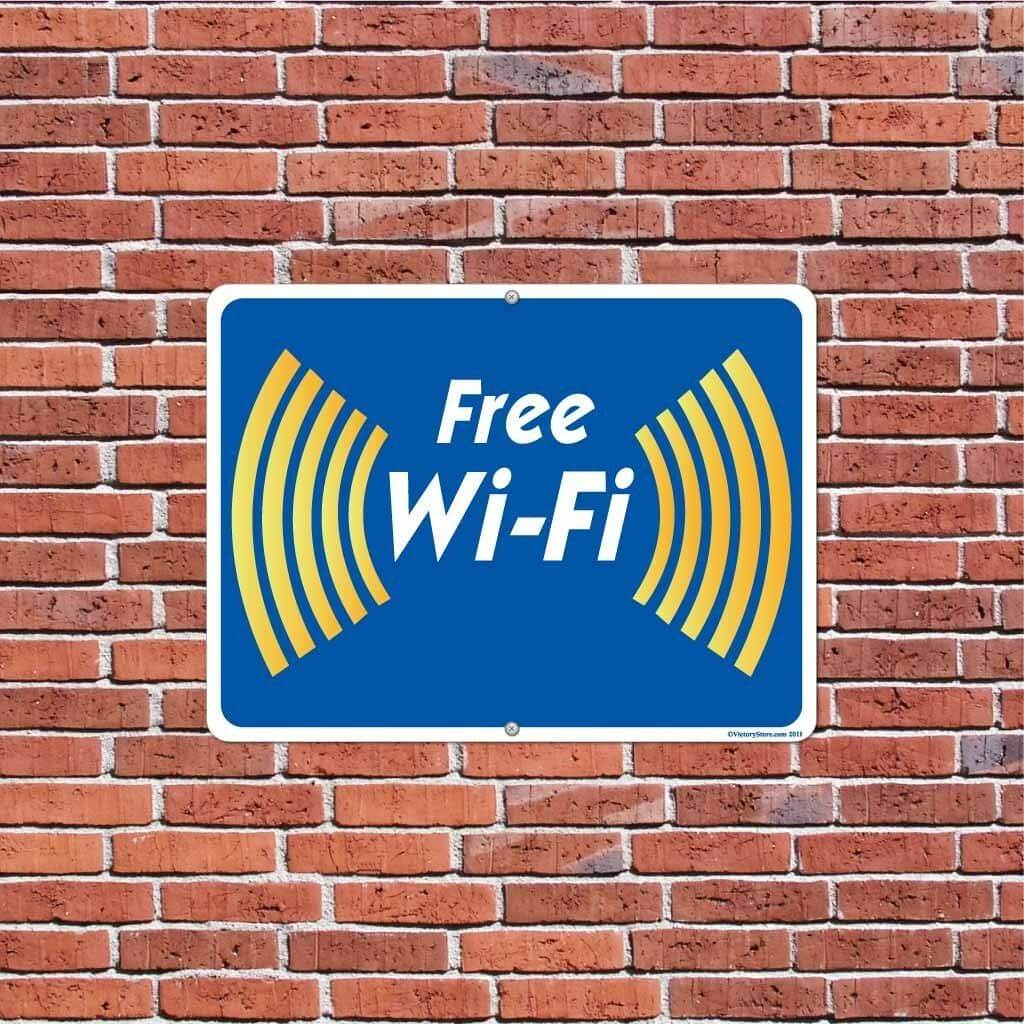 Free Wifi Sign or Sticker - Image 2