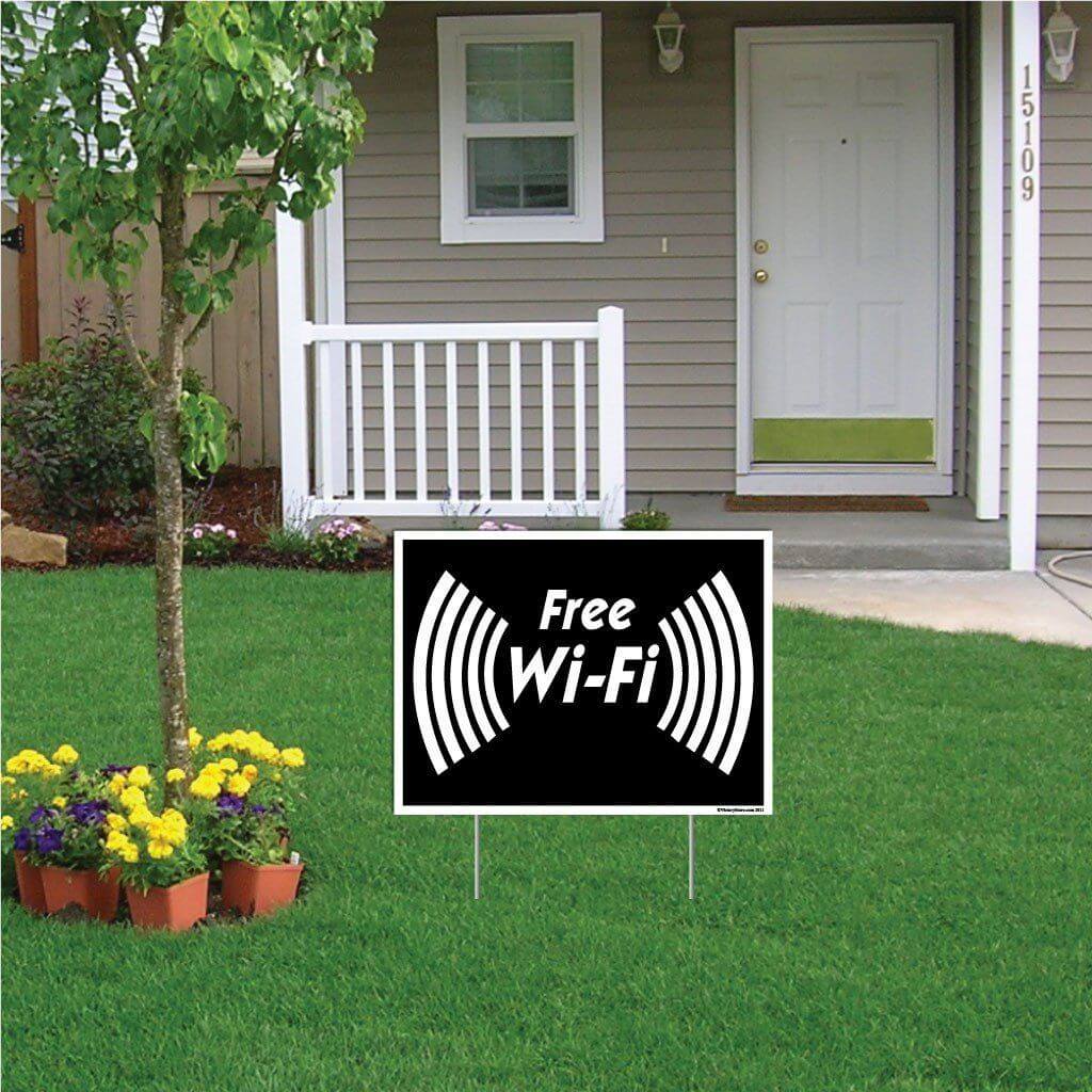 Free Wifi Sign or Sticker - Image 7