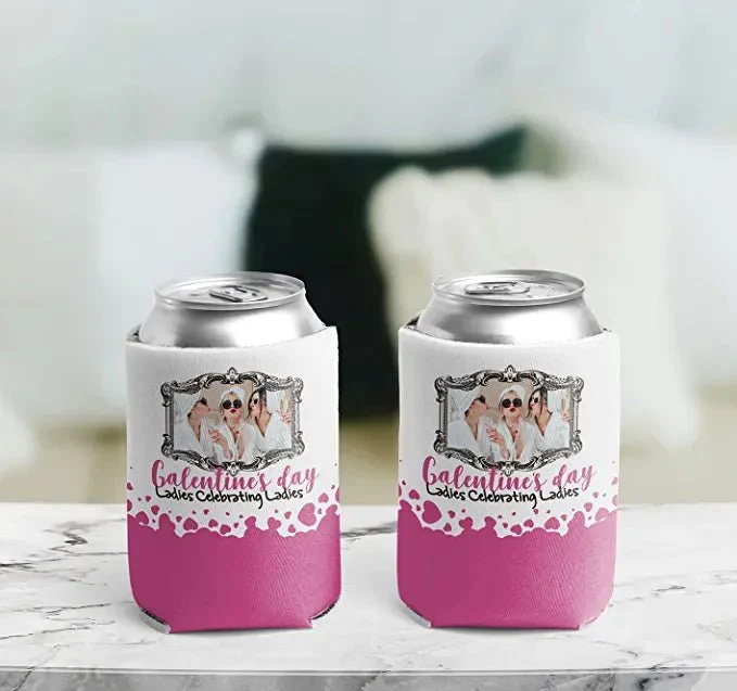 Galentine's Day Can Coolers