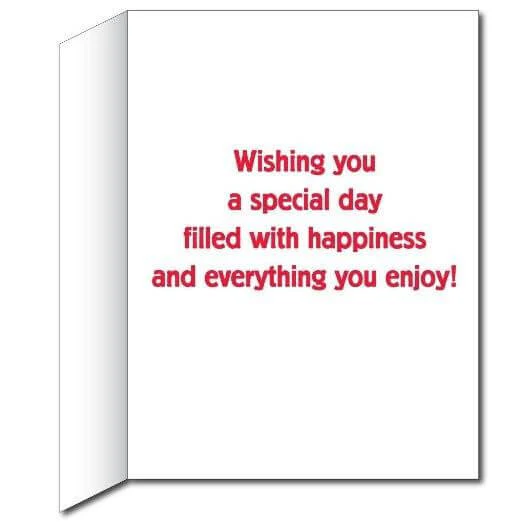 3' Giant Birthday Presents and Balloons Greeting Card - Image 3
