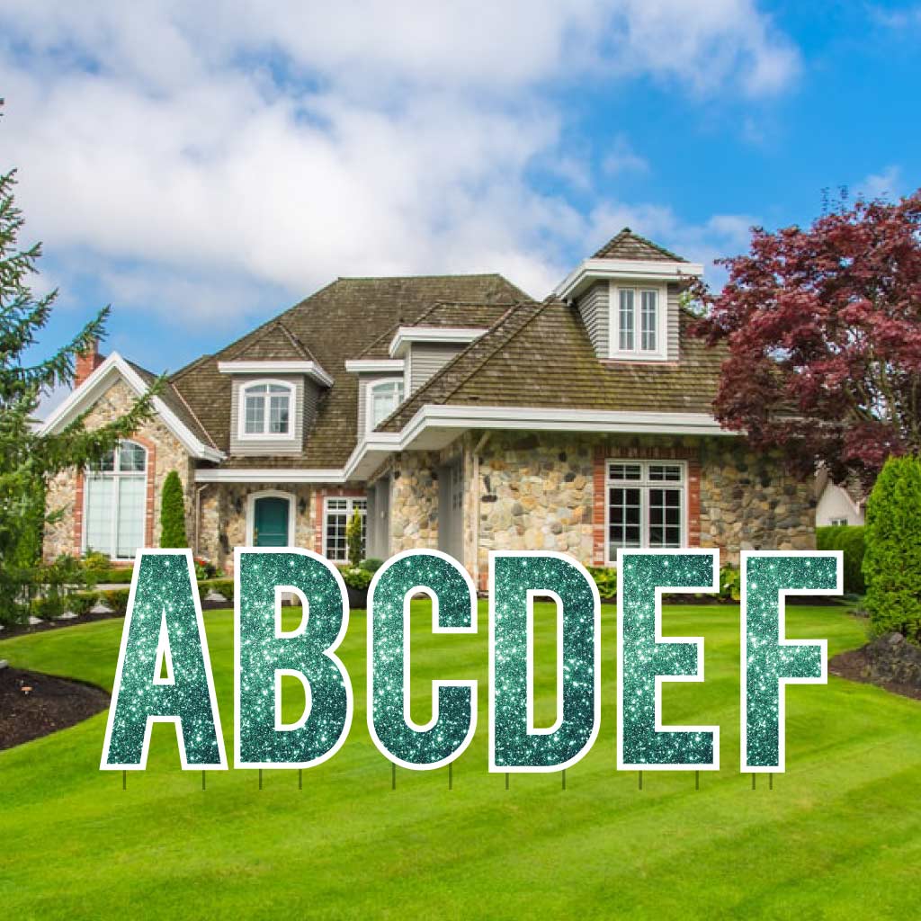 Sparkle 22.75" Bebas Alphabet Yard Decoration Set - 26 pc set - Image 9