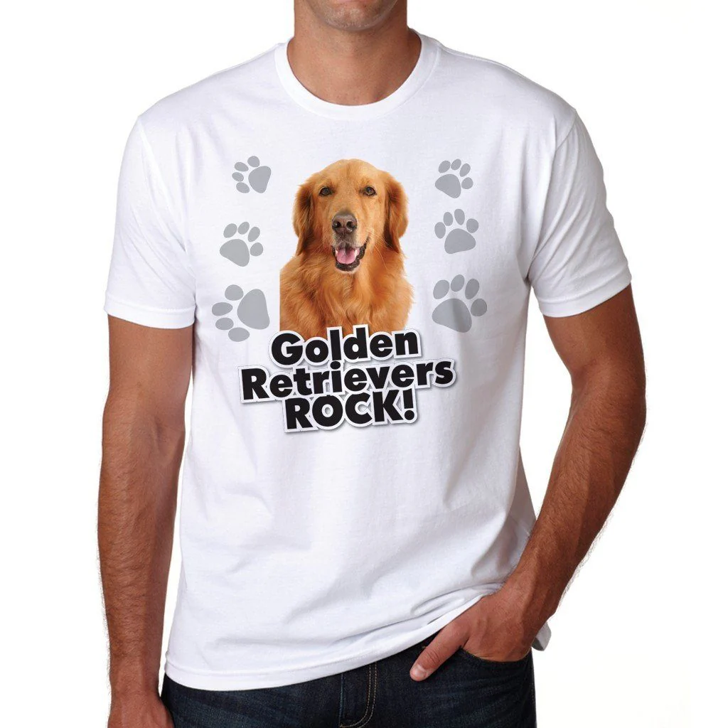 Golden Retrievers Rock! White T-Shirt