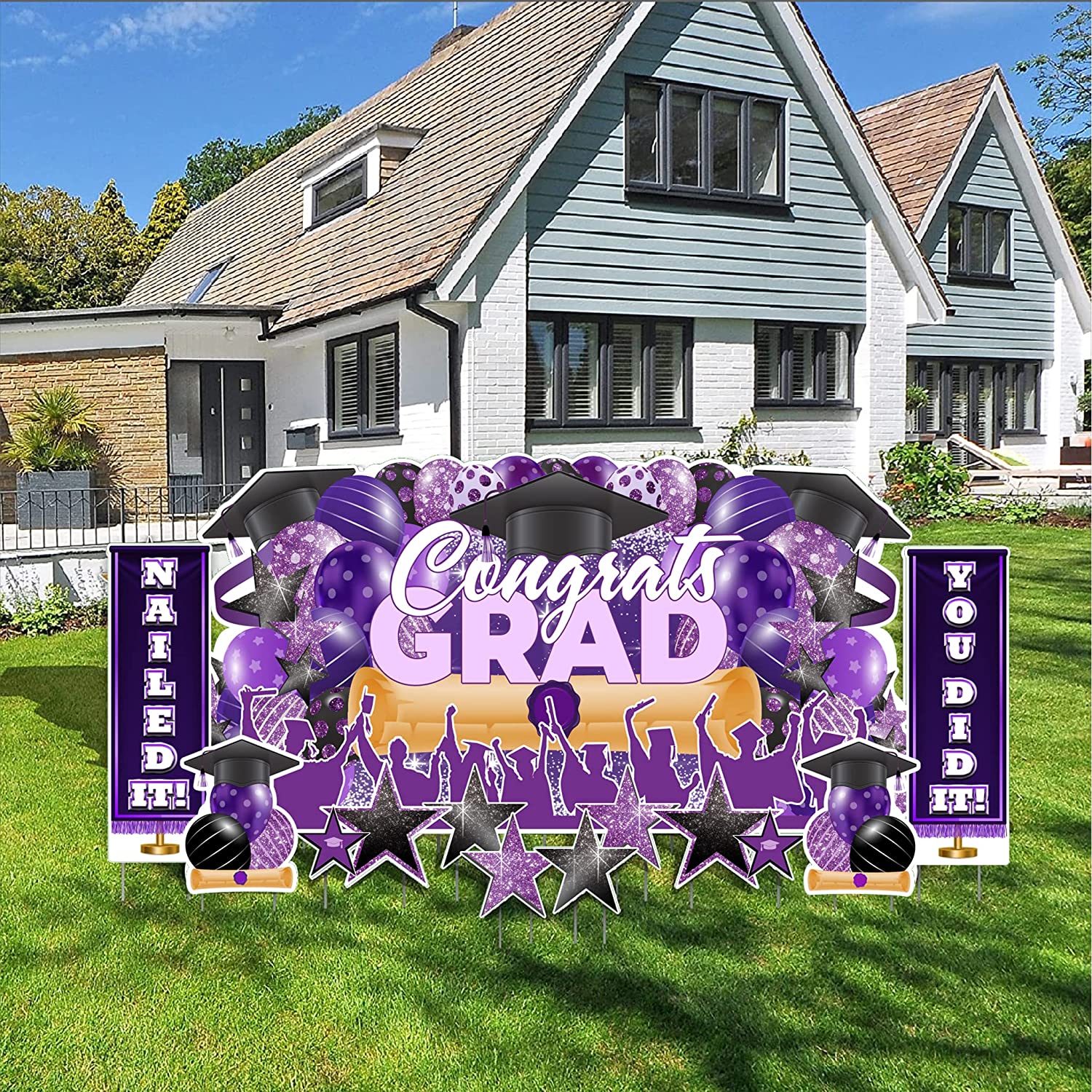 Graduation Oversized EZ Yard Cards | 11 pc set - Image 15