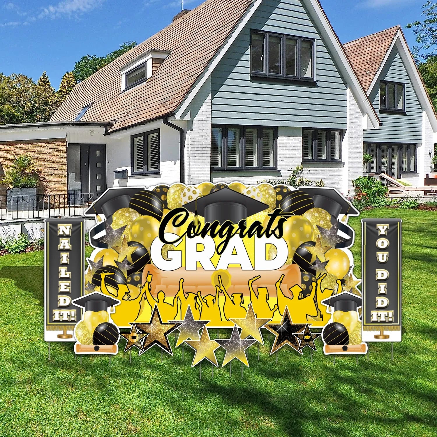 Graduation Oversized EZ Yard Cards | 11 pc set - Image 16