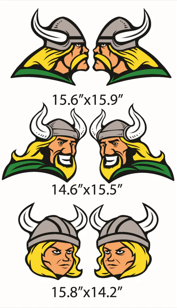 Viking Mascot Yard Sign Accessory Set - Image 2
