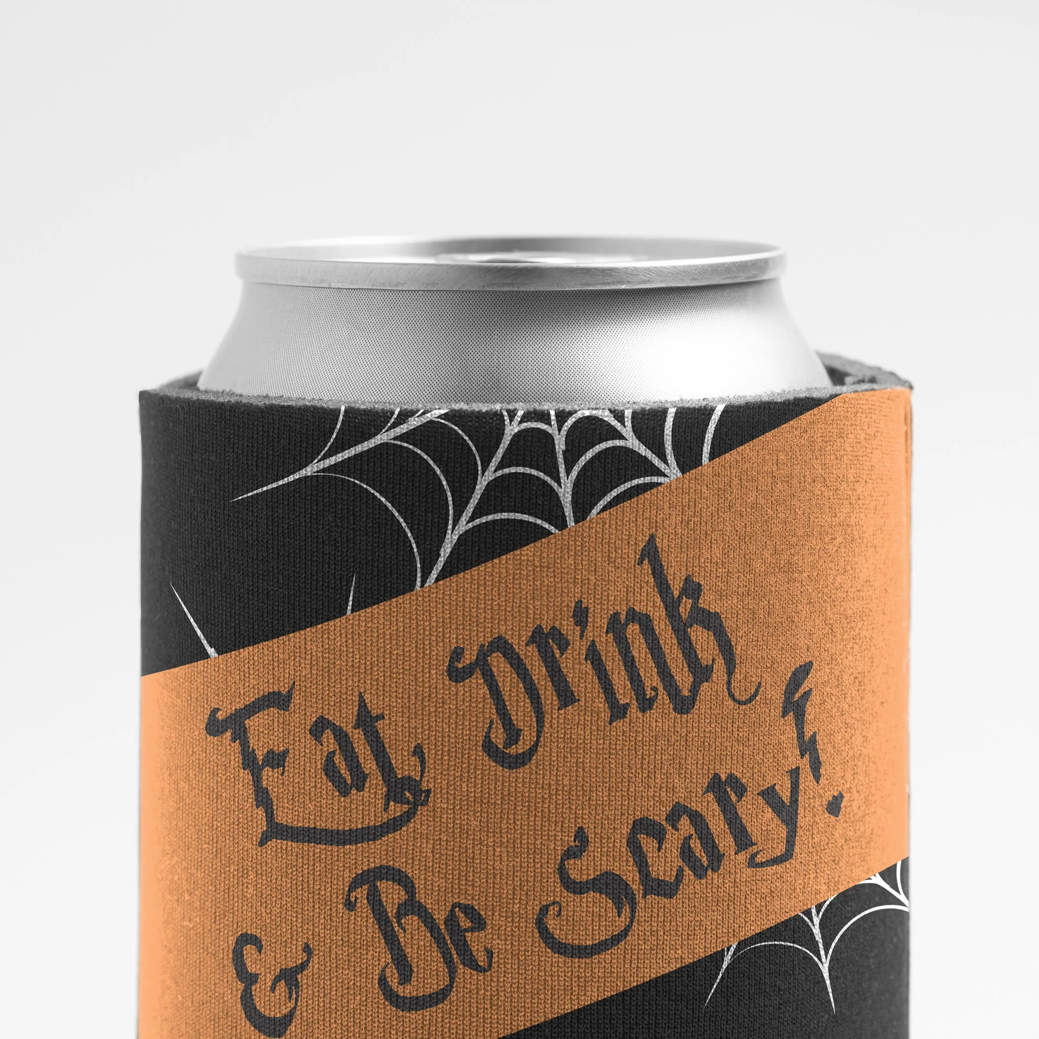 Eat, Drink, and Be Scary Halloween Party Can Cooler Set - Image 7