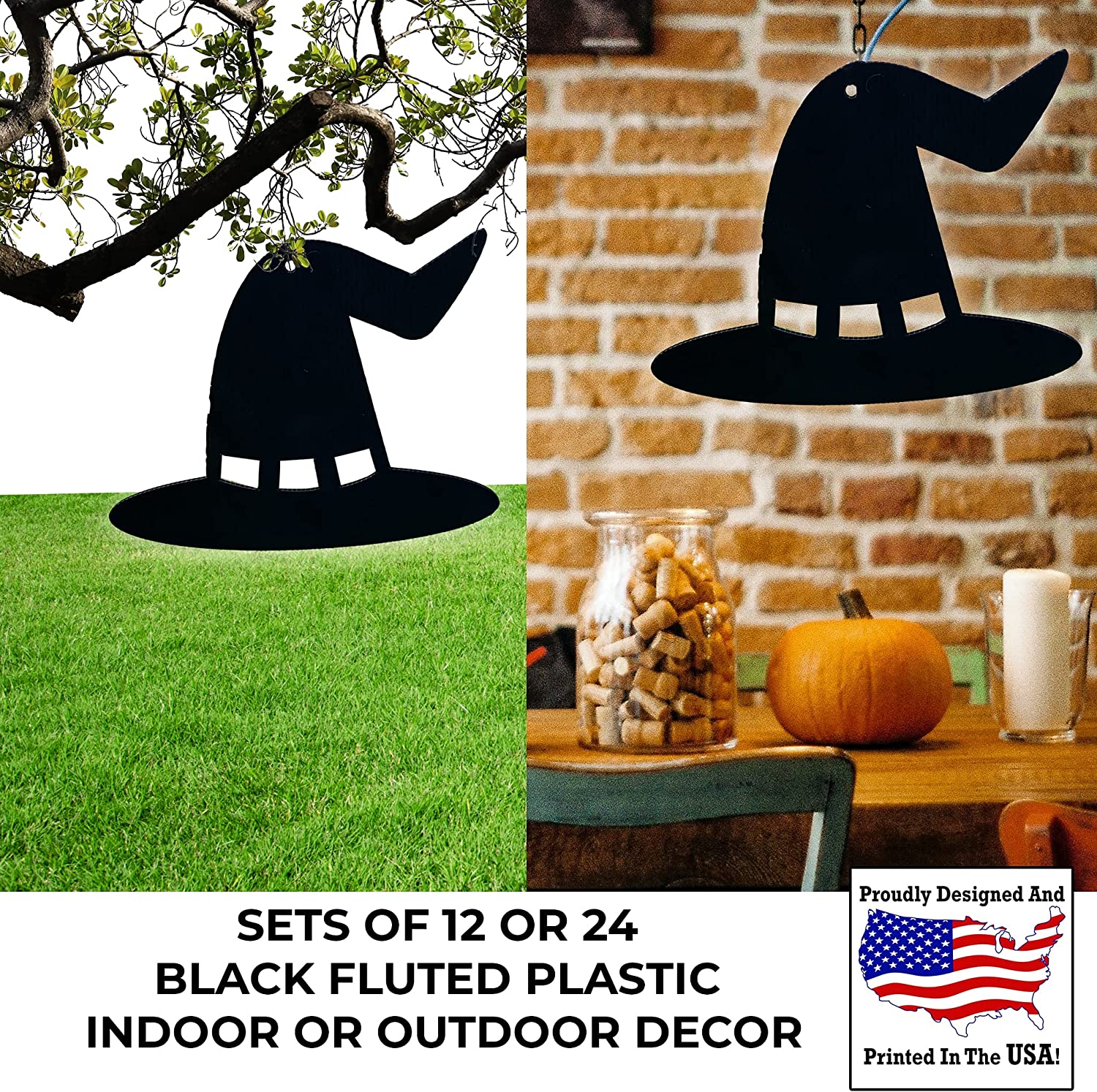 Hanging Witch Hats Decorations - Image 3