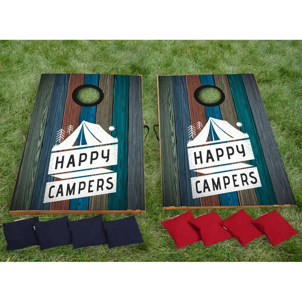 Happy Campers Cornhole Bag Toss