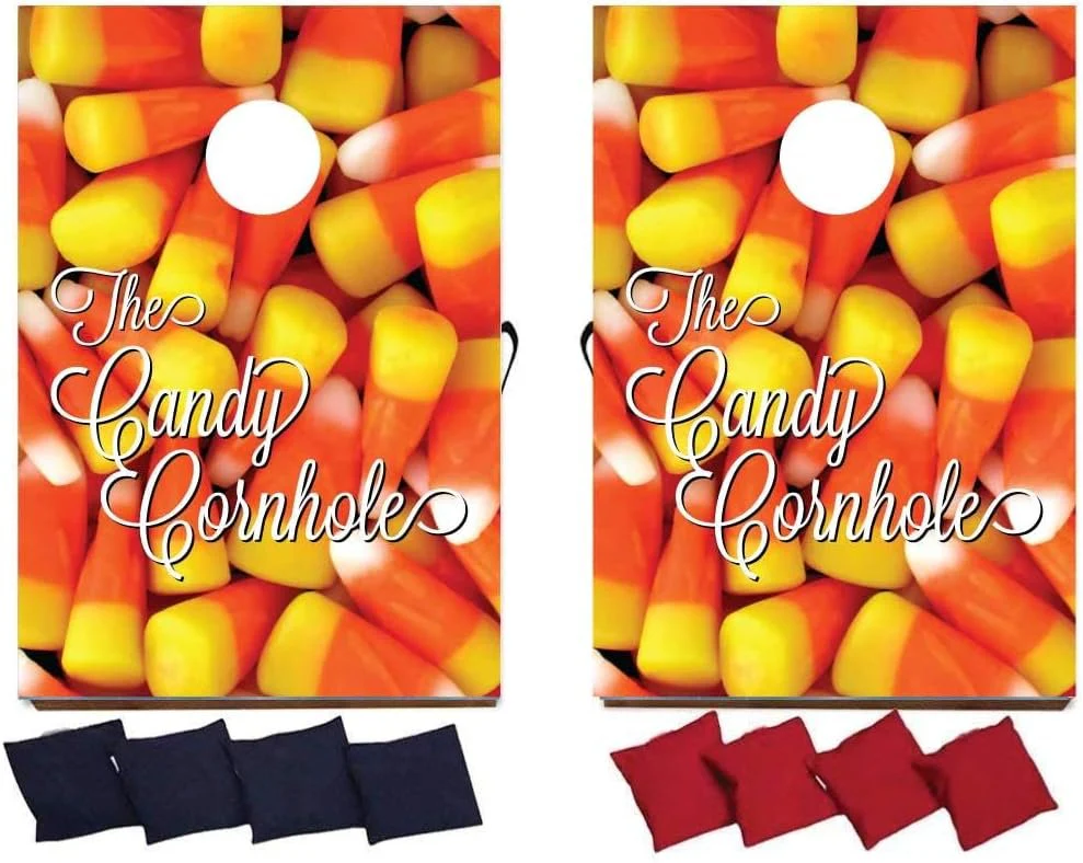 Candy Corn Halloween Bag Toss Game