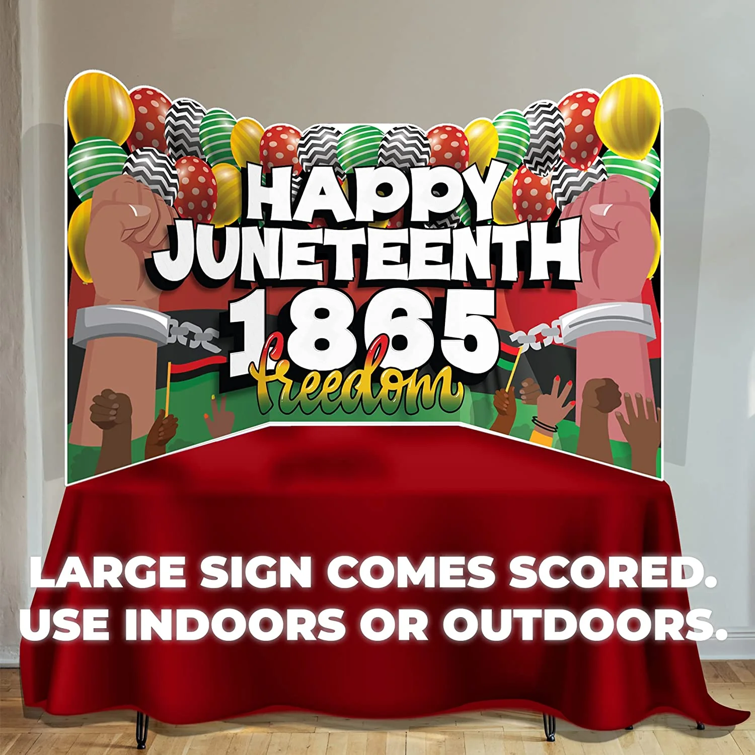 Happy Juneteenth Oversized EZ Yard Cards - Image 3