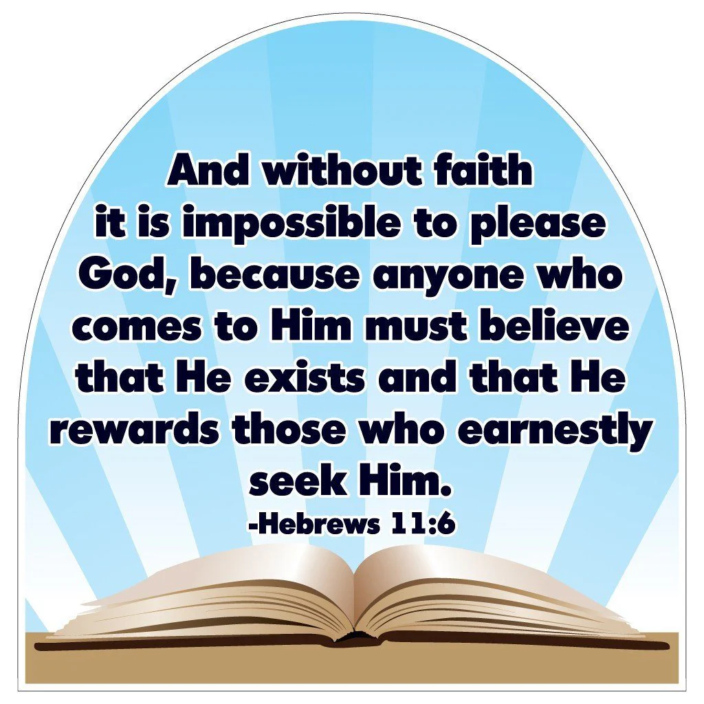 Hebrews 11:6 Shaped Yard Sign - Image 2