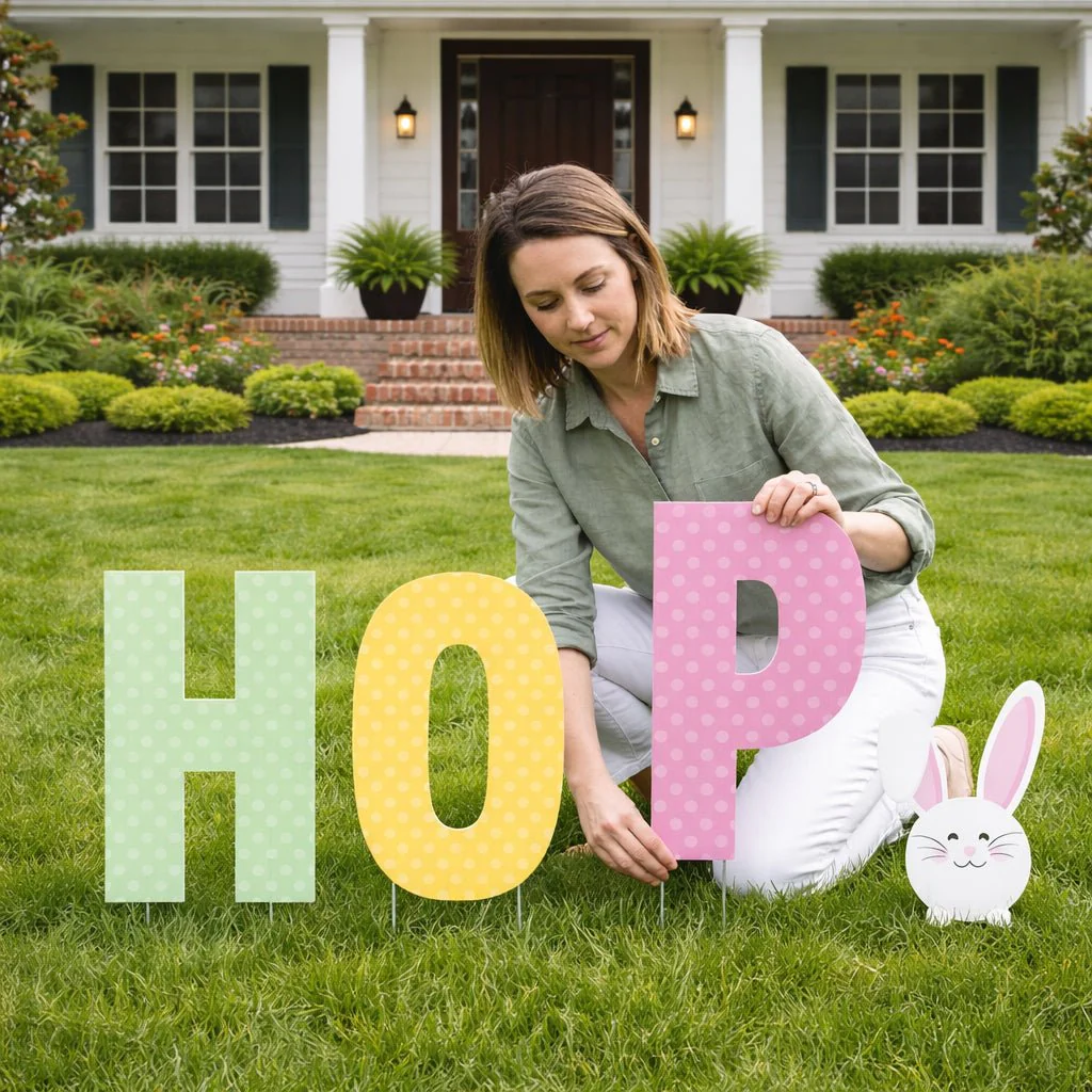 HOP Easter Yard Letters 4 piece set - Image 3