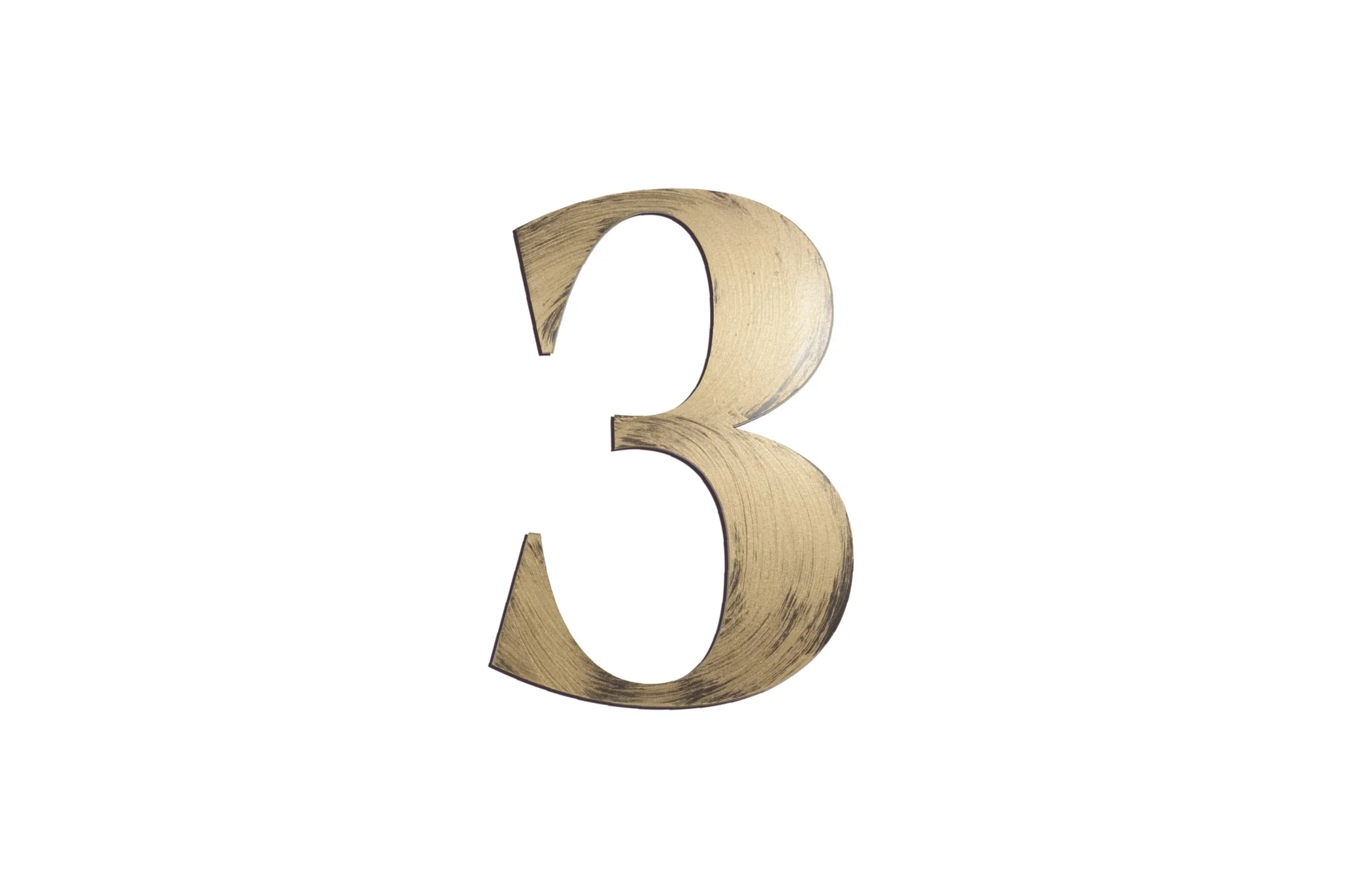 Hand-Painted Americana 3D House Numbers - 9 Inches High - Customizable and Ready to Hang - Made in USA - Image 6