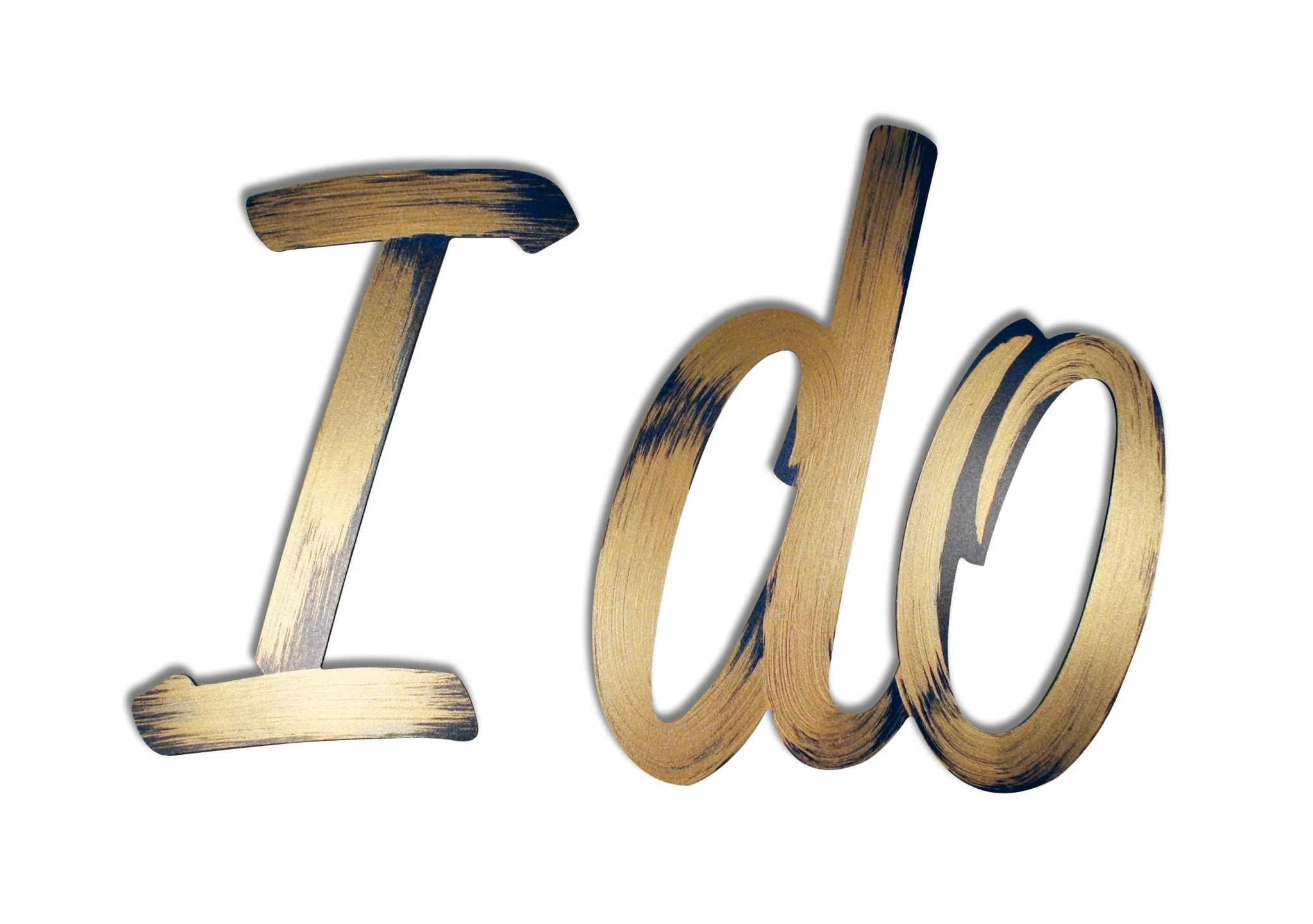 Hand Painted I do Wall Decor - Image 3