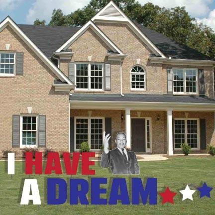 Martin Luther King Jr I Have A Dream Yard Card | 15 piece set