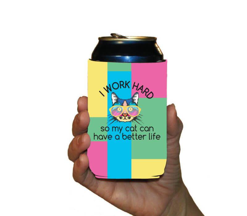 I Work Hard so my Cat Can Have A Better Life Funny Gift Set - Image 5