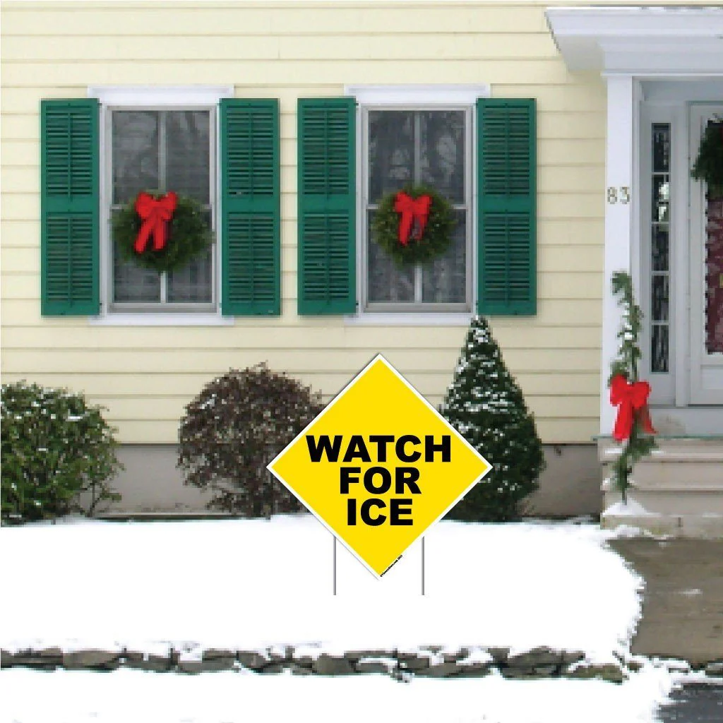 Icy Surface Sign or Sticker - Image 8