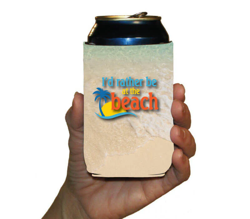 I'd Rather Be At The Beach Themed Mug & Can Cooler Gift Pack - Image 2