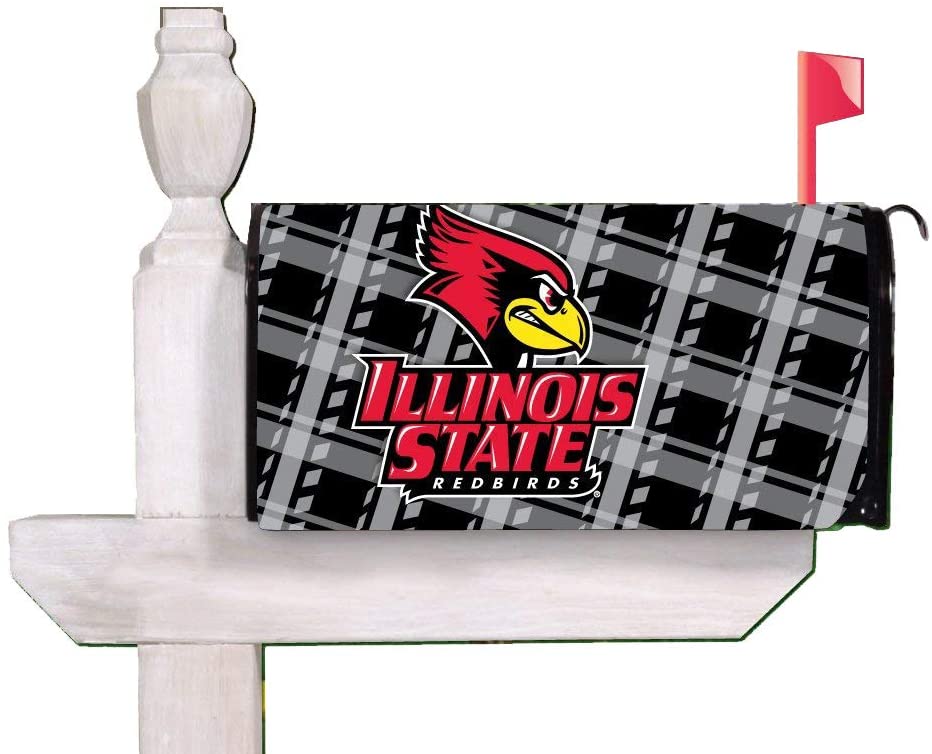 Illinois State Plaid Magnetic Mailbox Cover - Image 2