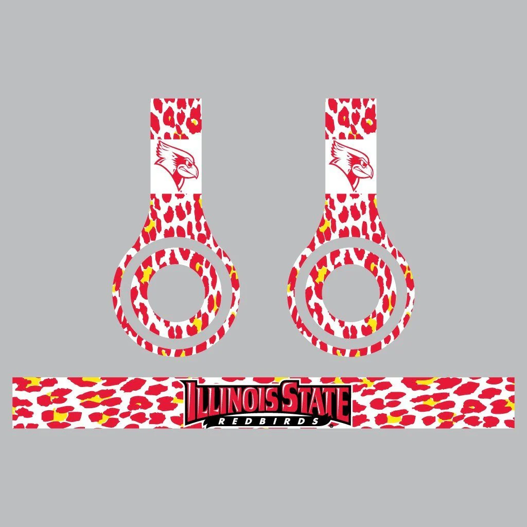 Illinois State Animal Prints Skin Set of 3 for Beats Solo HD Headphones - Image 4