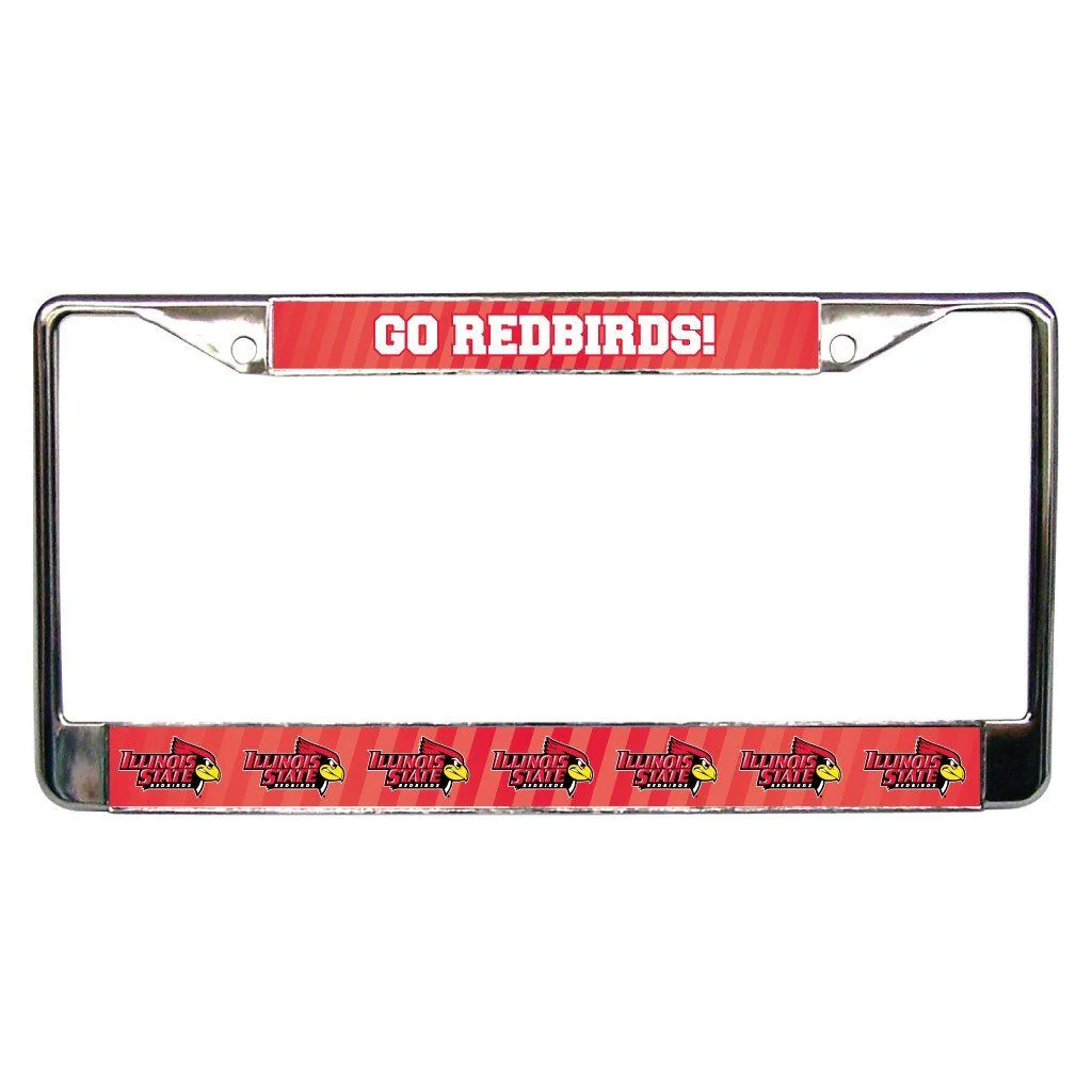 Illinois State University Go Redbirds! License Plate Frame