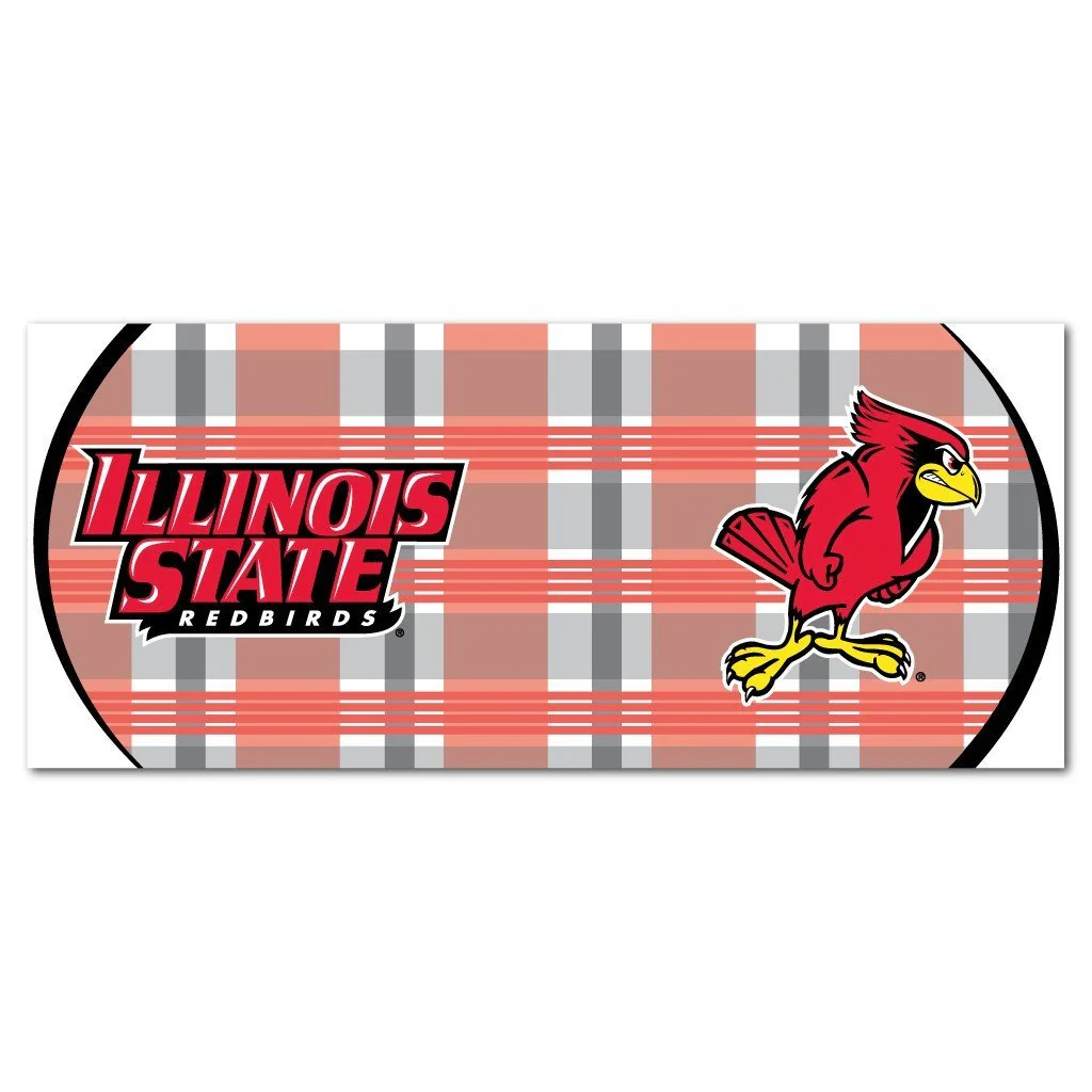 Illinois State University Plaid Pattern 15oz Coffee Mug - Image 3
