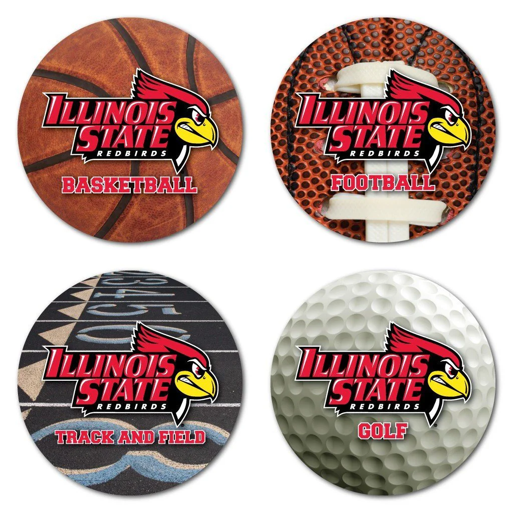 Illinois State University Sport Designs Coaster Set of 4