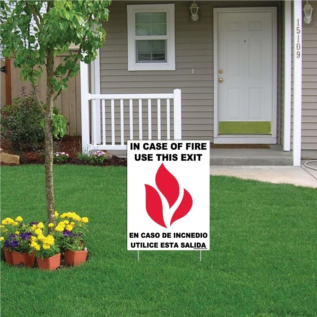 In Case of Fire Use This Exit Sign or Sticker - Image 3