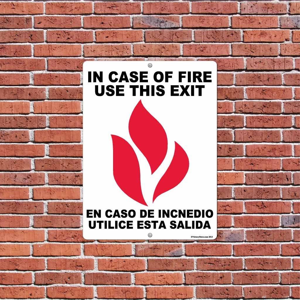 In Case of Fire Use This Exit Sign or Sticker - Image 5