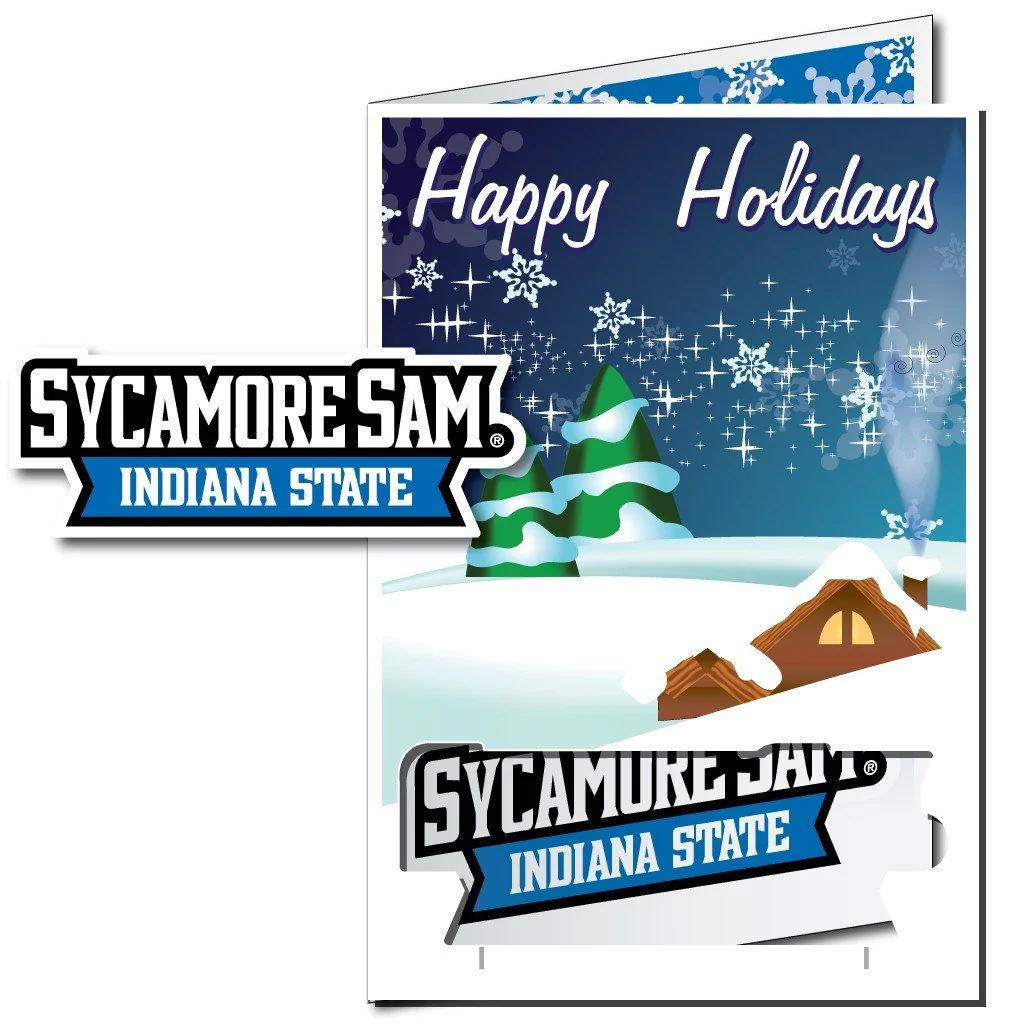 2'x3' Giant Indiana State Holiday Greeting Card & Sign - Image 4