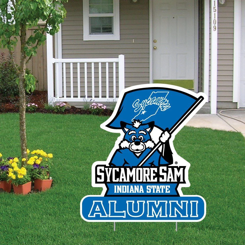 Indiana State University Alumni Yard Sign