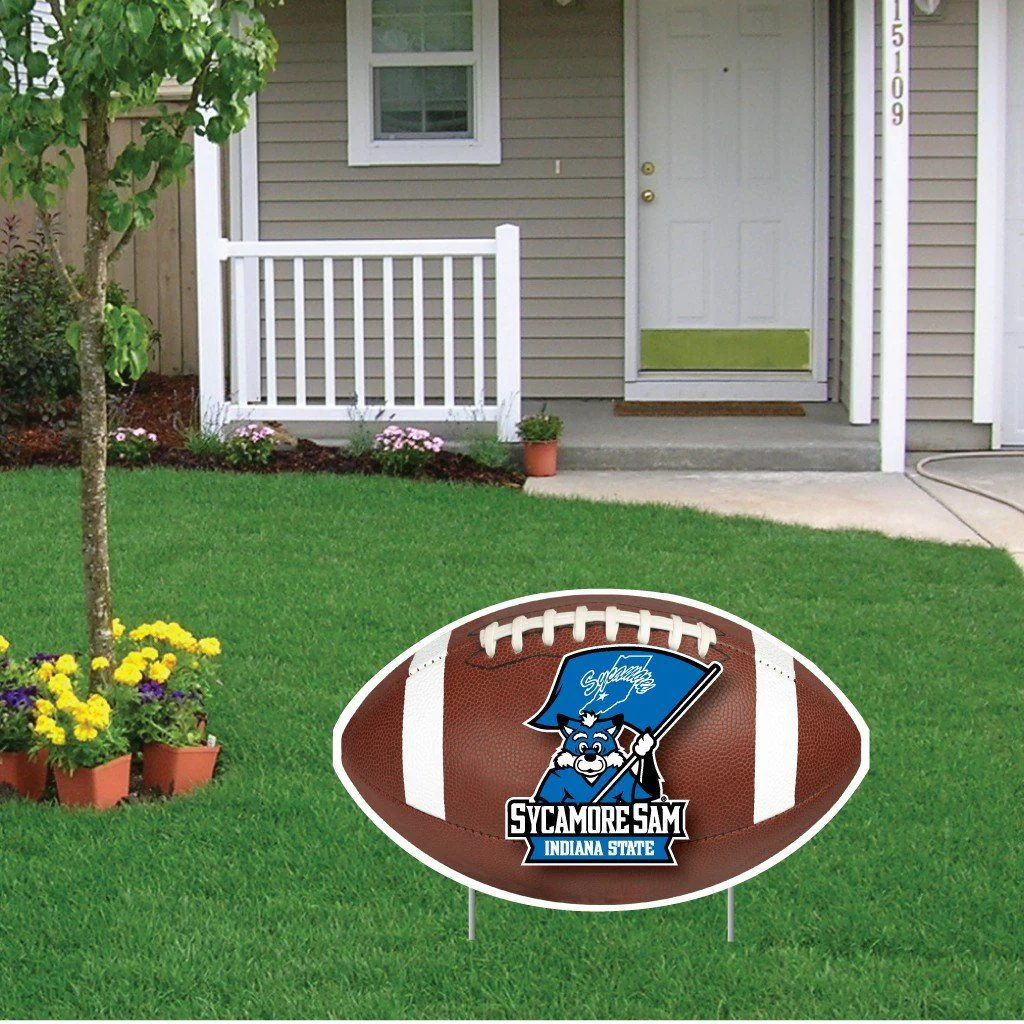 Indiana State University Football Yard Sign