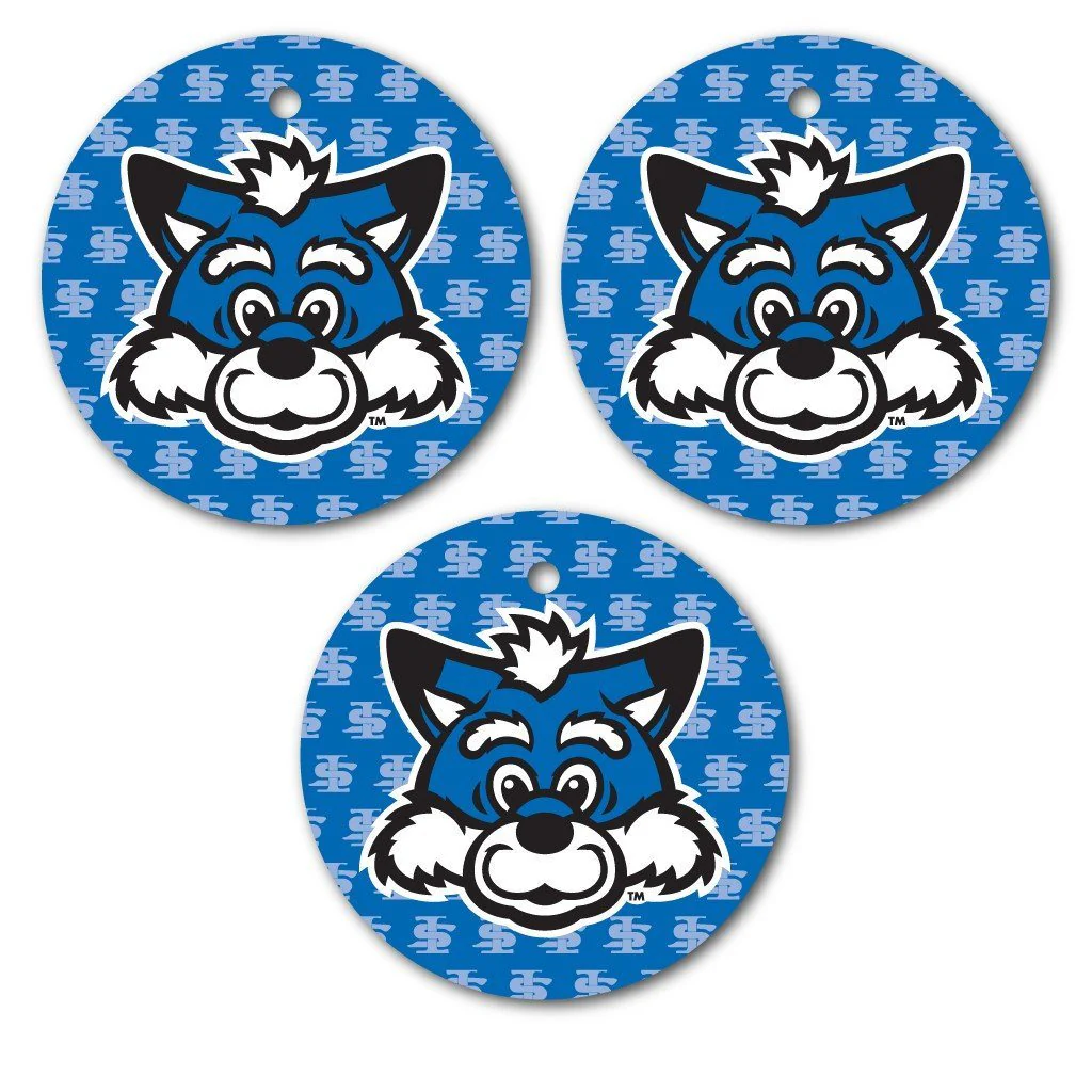 Indiana State University Circle Shapes Ornament Set of 3 - Image 2