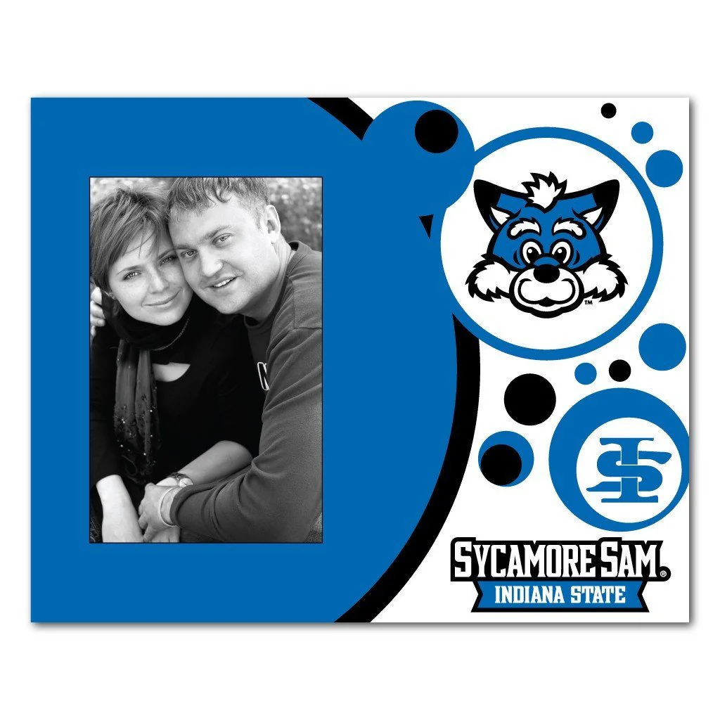 Indiana State University Circles Design Picture Frame